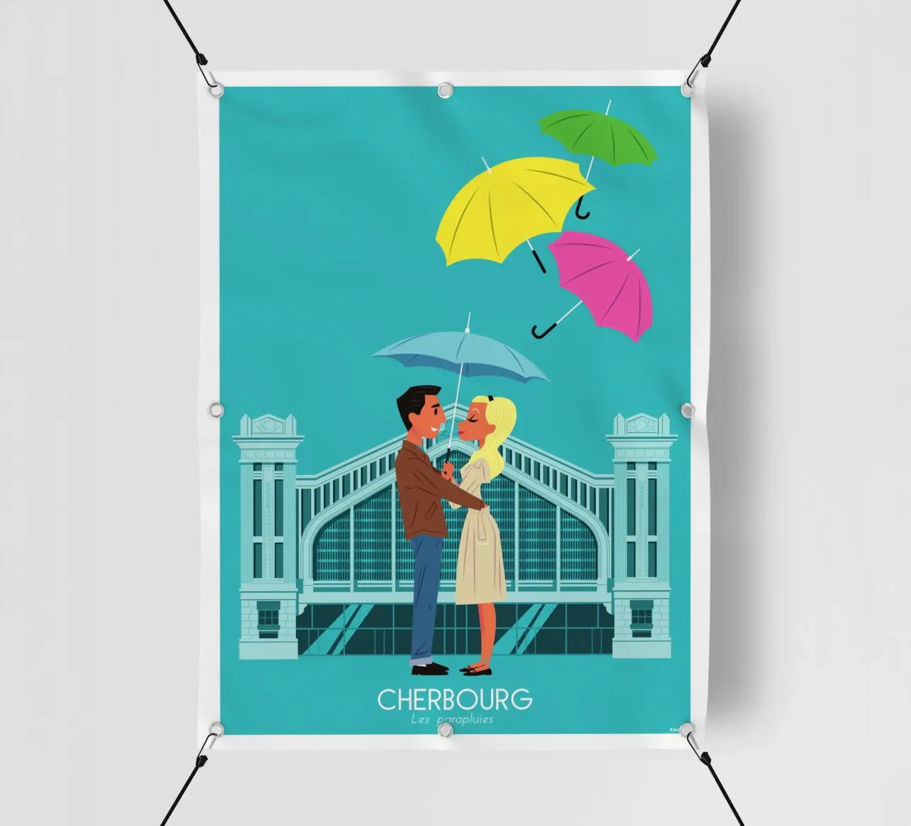 Cherbourg pvc cover by Raphaël Delerue