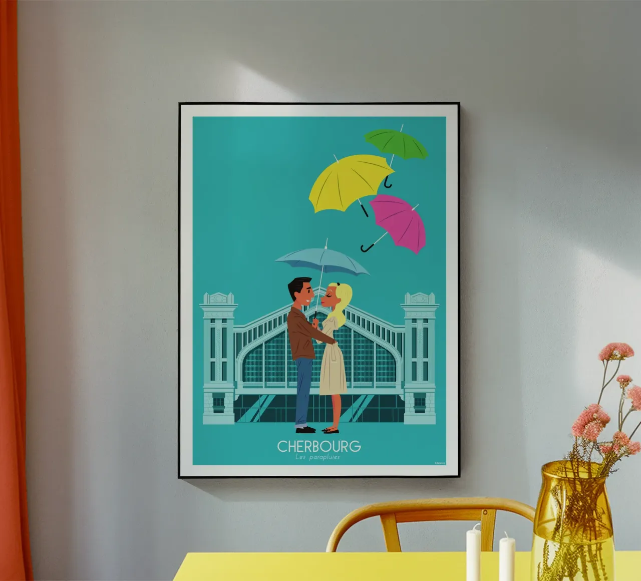 Cherbourg acrylic glass by Raphaël Delerue