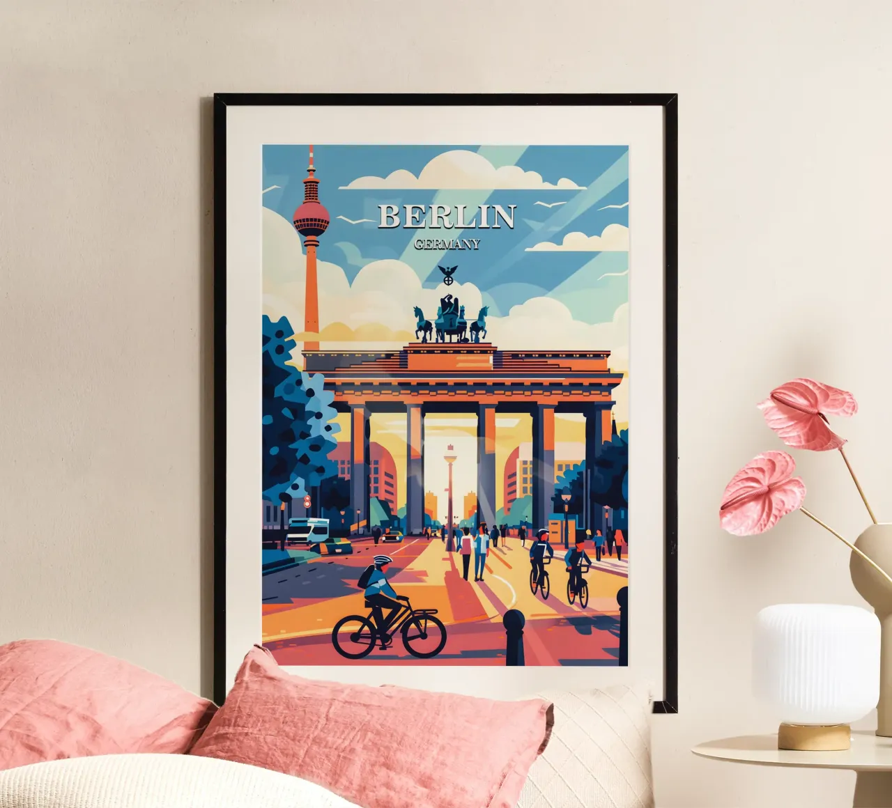 Berlin Germany poster da Travelstudio