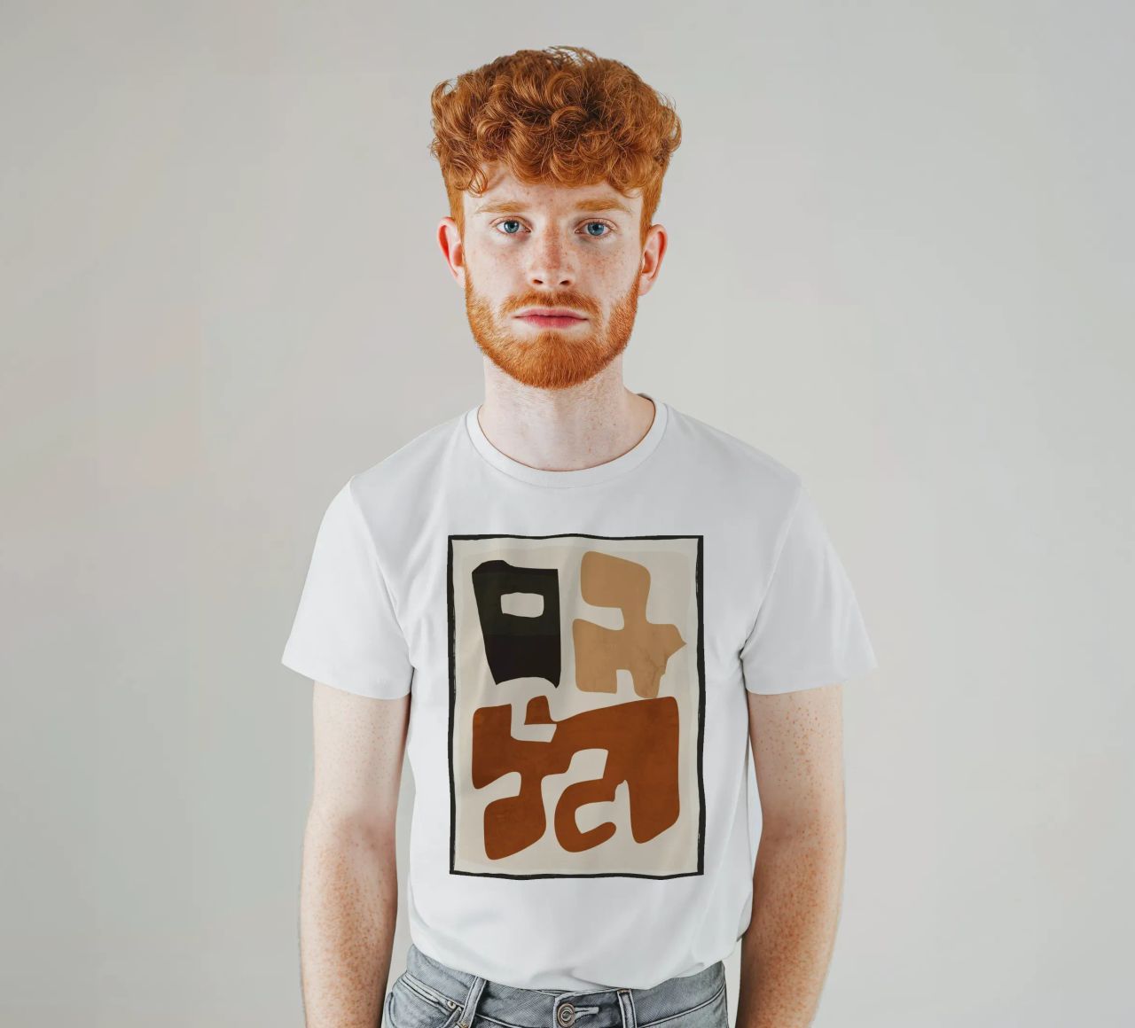 Forme astratte moderne 112 t-shirt da ThingDesign