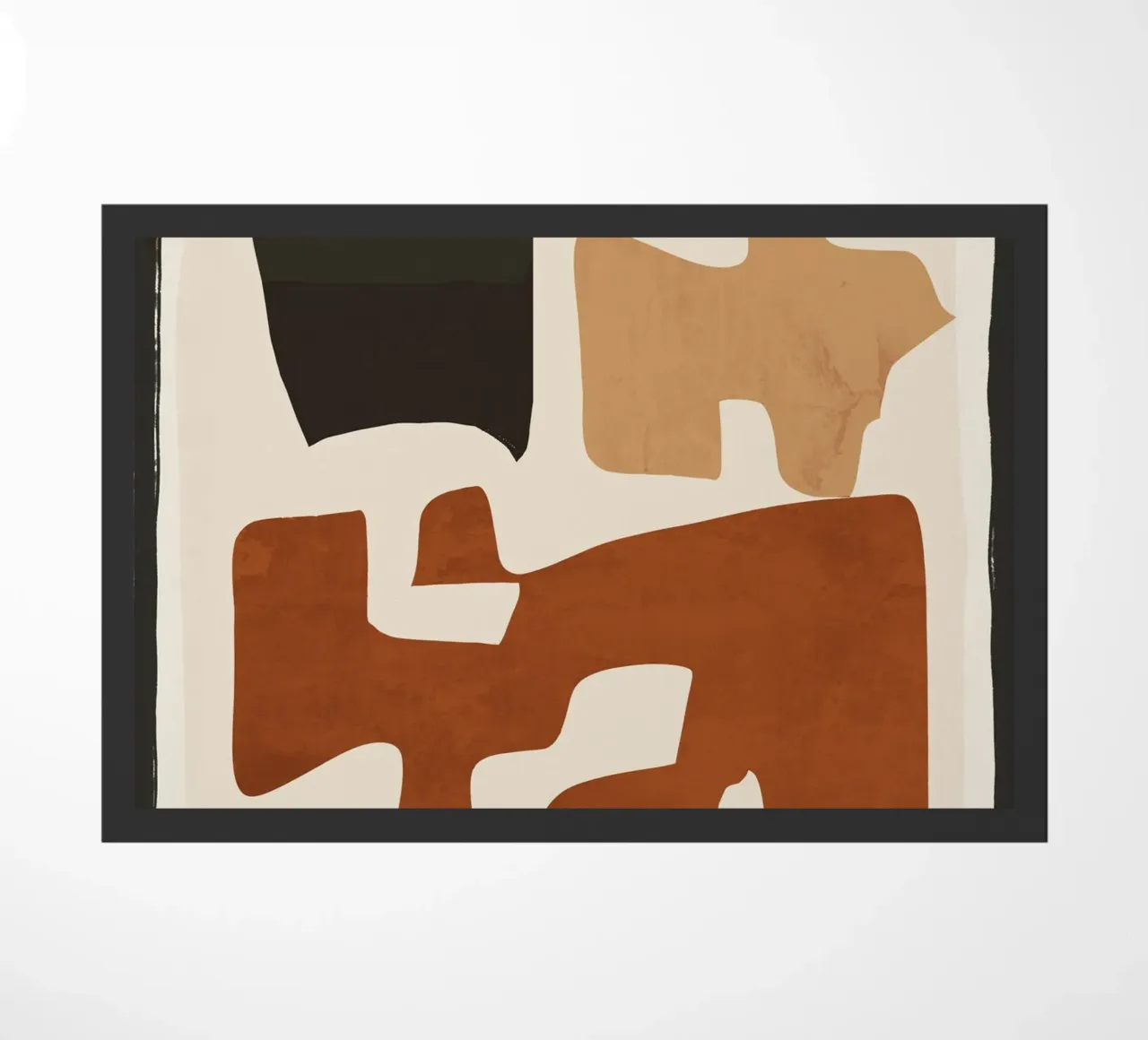 Modern Abstract Shapes 112 doormat by ThingDesign