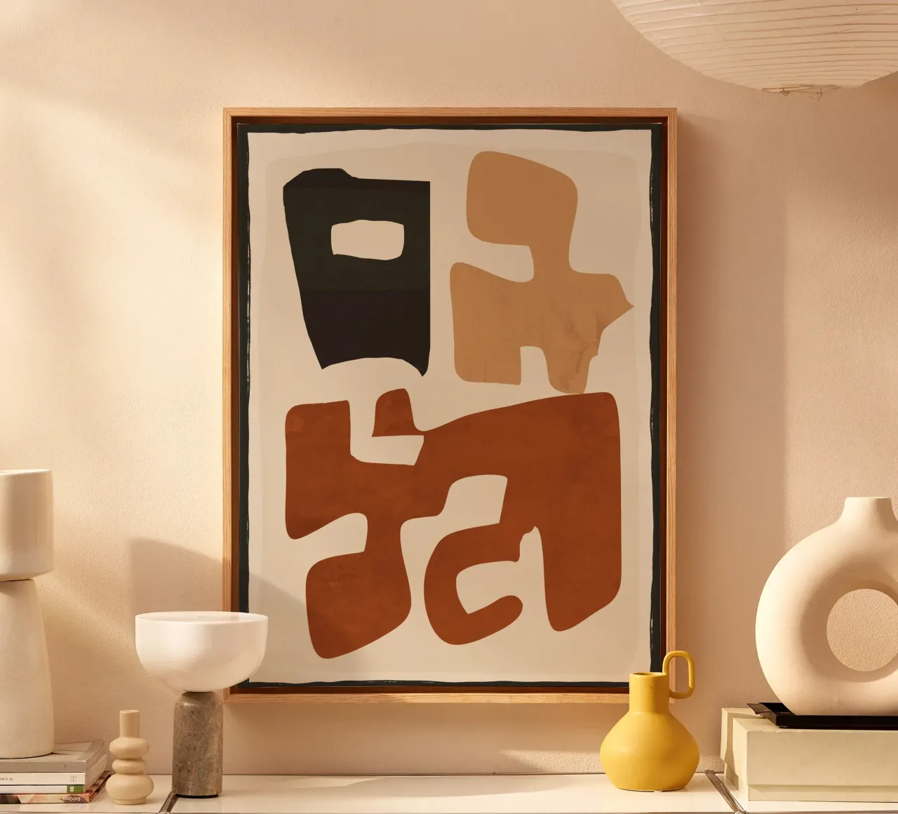 Modern Abstract Shapes 112 canvas by ThingDesign