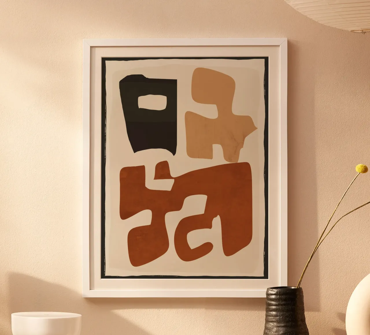 Modern Abstract Shapes 112 hahnemühle by ThingDesign