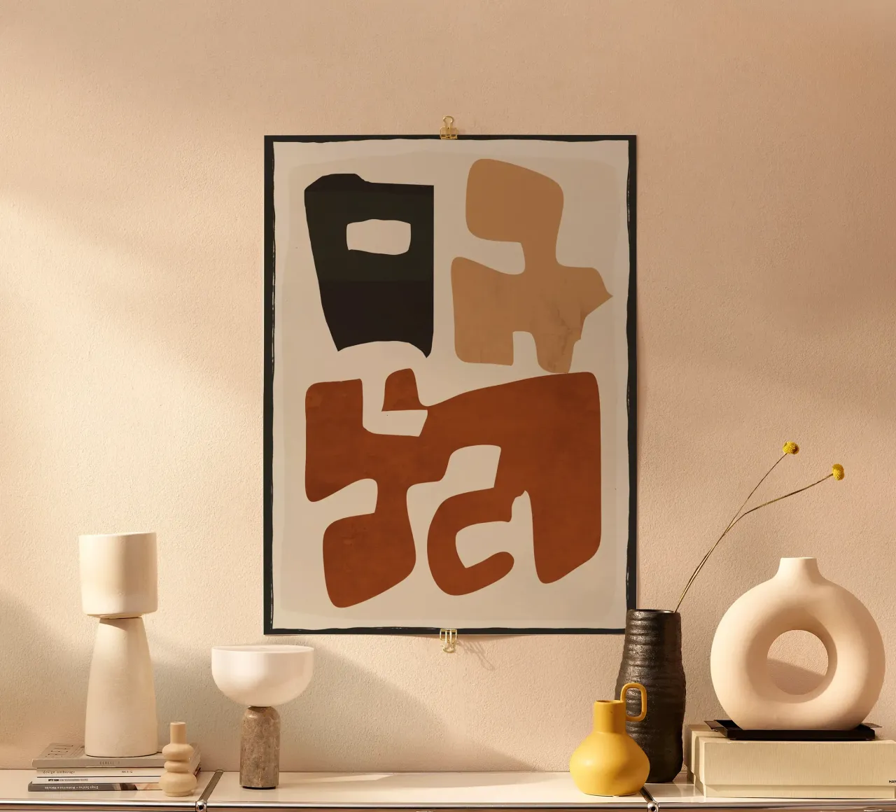 Modern Abstract Shapes 112 hahnemühle by ThingDesign