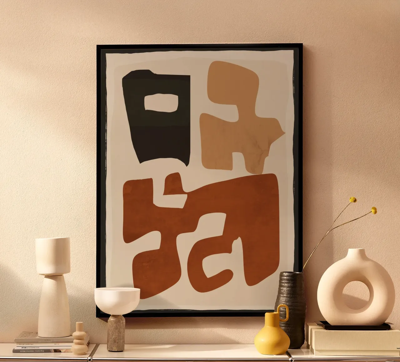 Modern Abstract Shapes 112 hahnemühle by ThingDesign