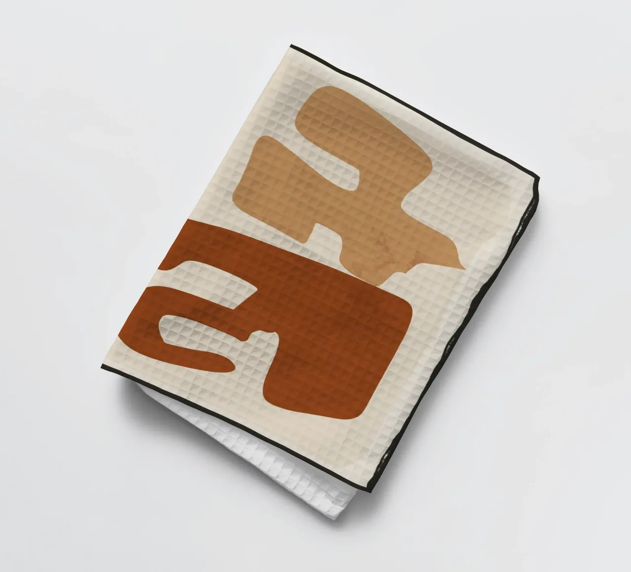 Modern Abstract Shapes 112 tea towel by ThingDesign