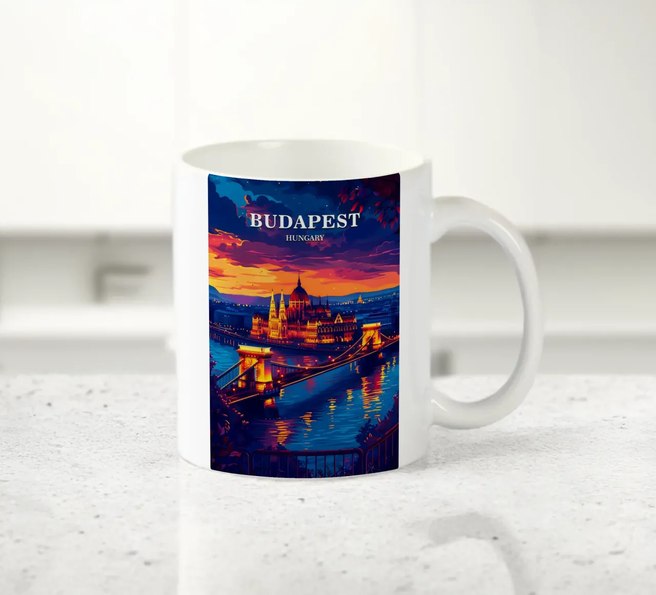 Budapest Hungary tazza in ceramica da Travelstudio