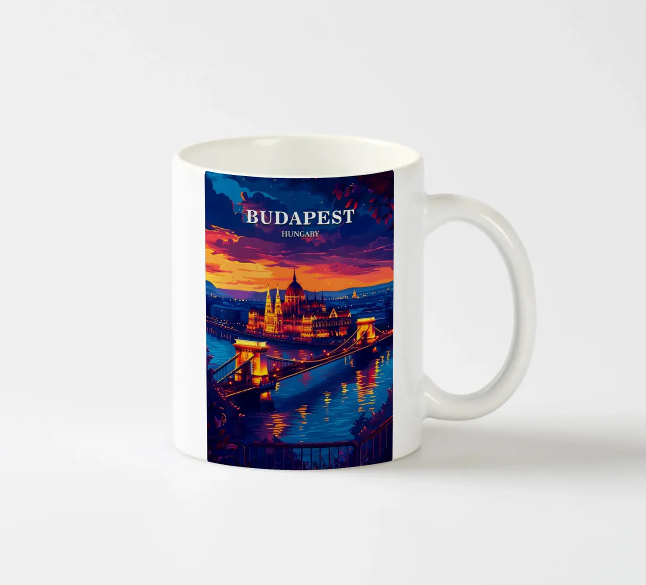 Budapest Hungary tazza in ceramica da Travelstudio
