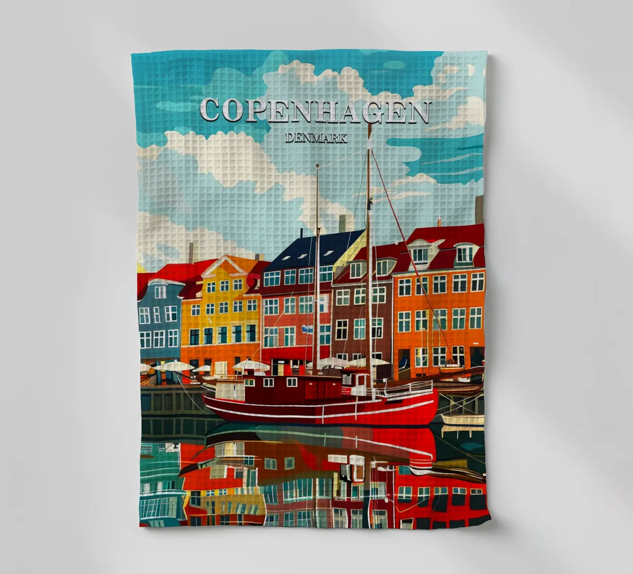 Copenhagen Denmark torchon de Travelstudio