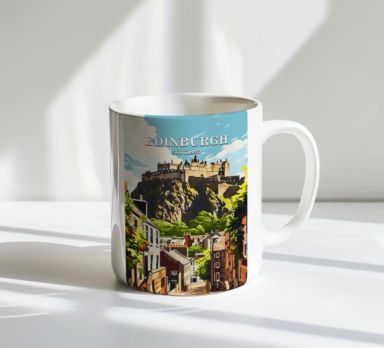 Edinburgh Scotland tazza in ceramica da Travelstudio