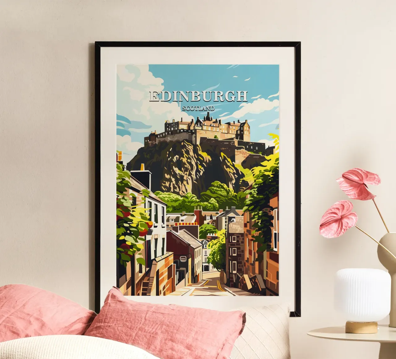 Edinburgh Scotland carta hahnemühle da Travelstudio
