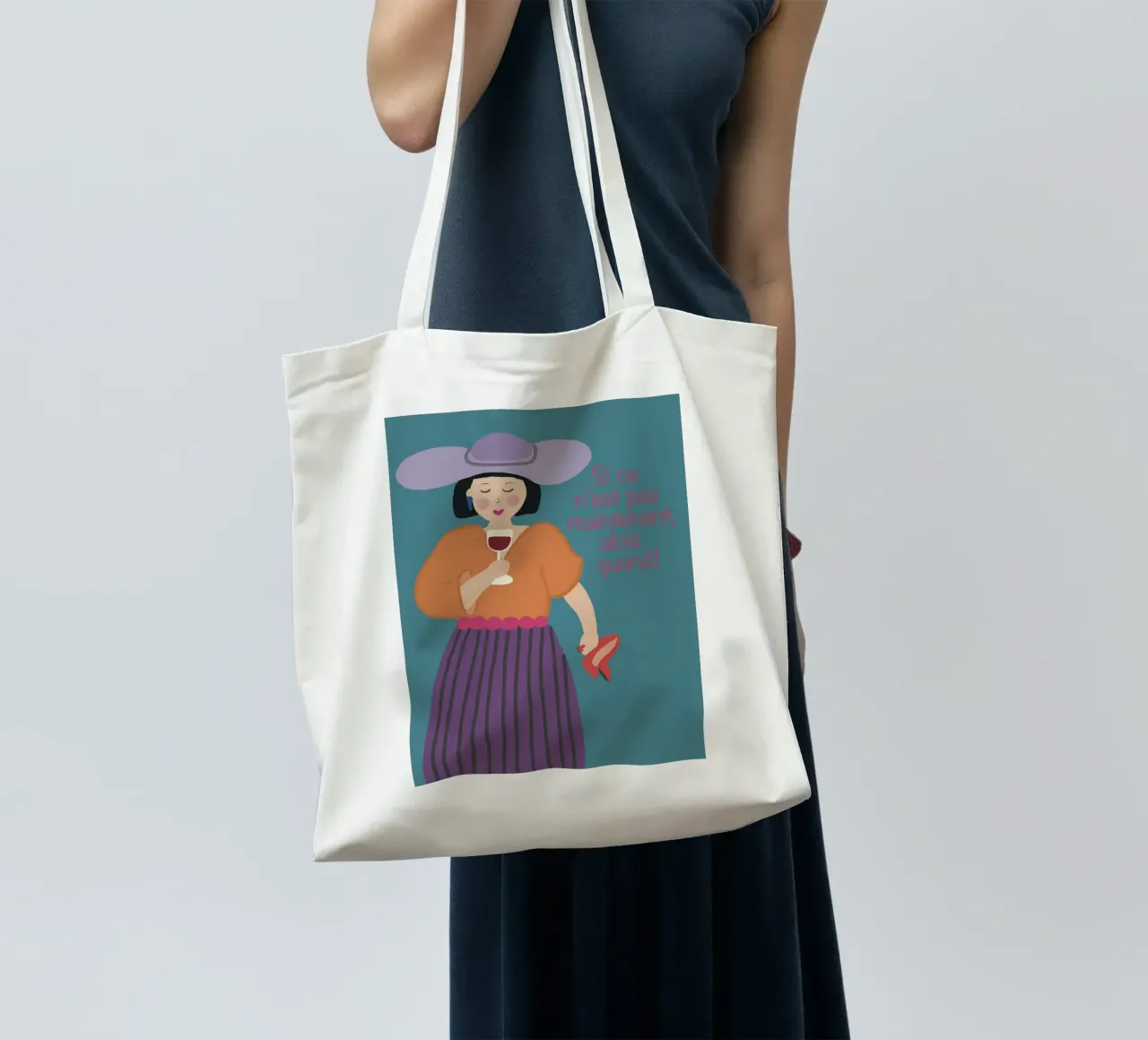 Se non ora, quando! borsa in juta da hej malu
