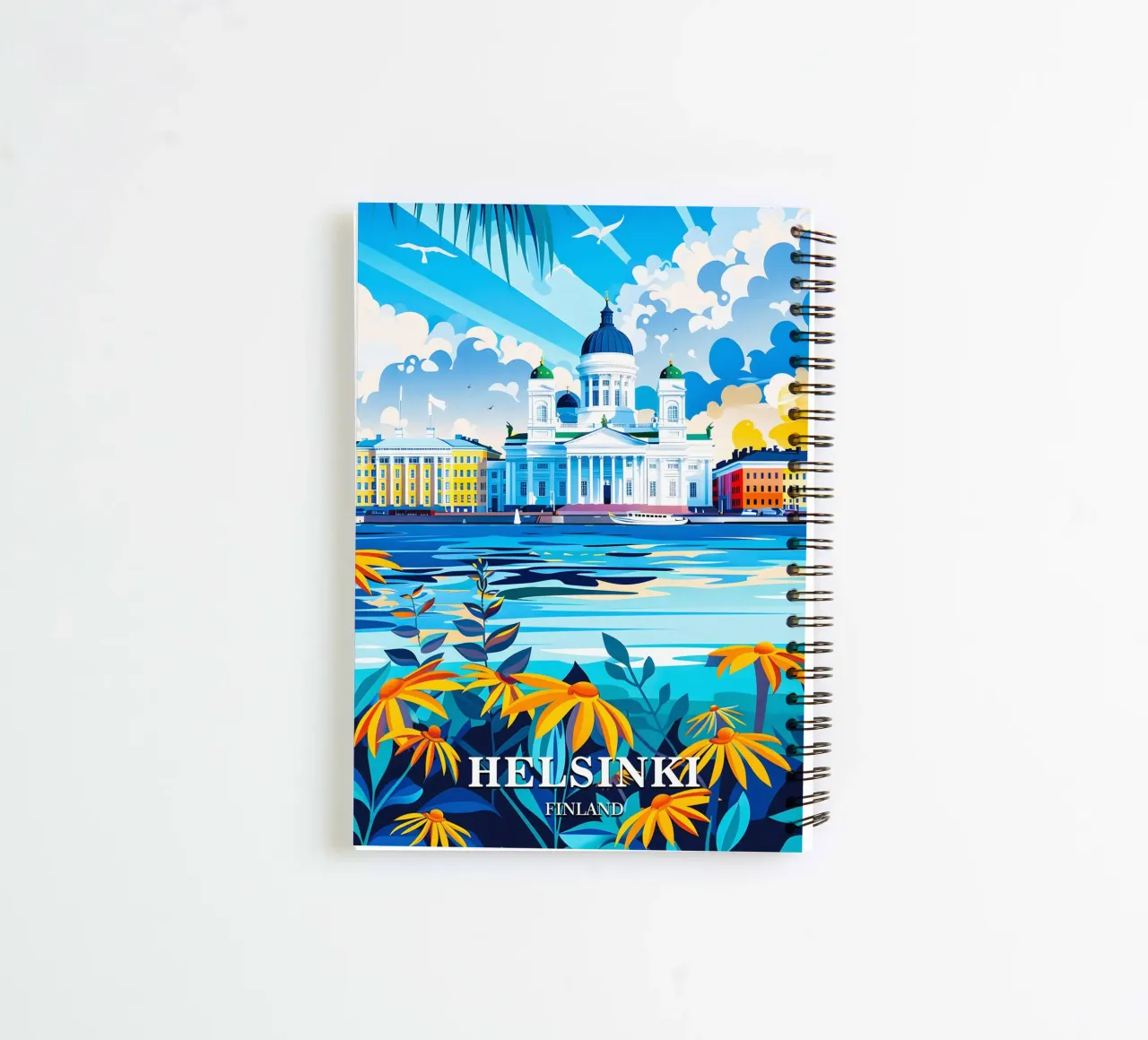 Helsinki Finland spiral notebook by Travelstudio