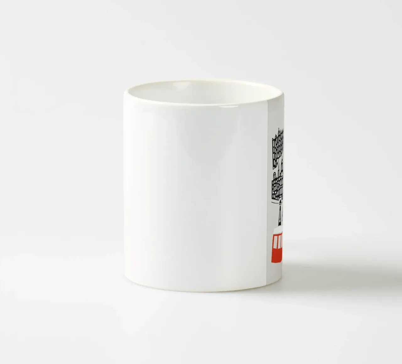 Paesaggio urbano di Barcellona tazza in ceramica da Fox & Velvet