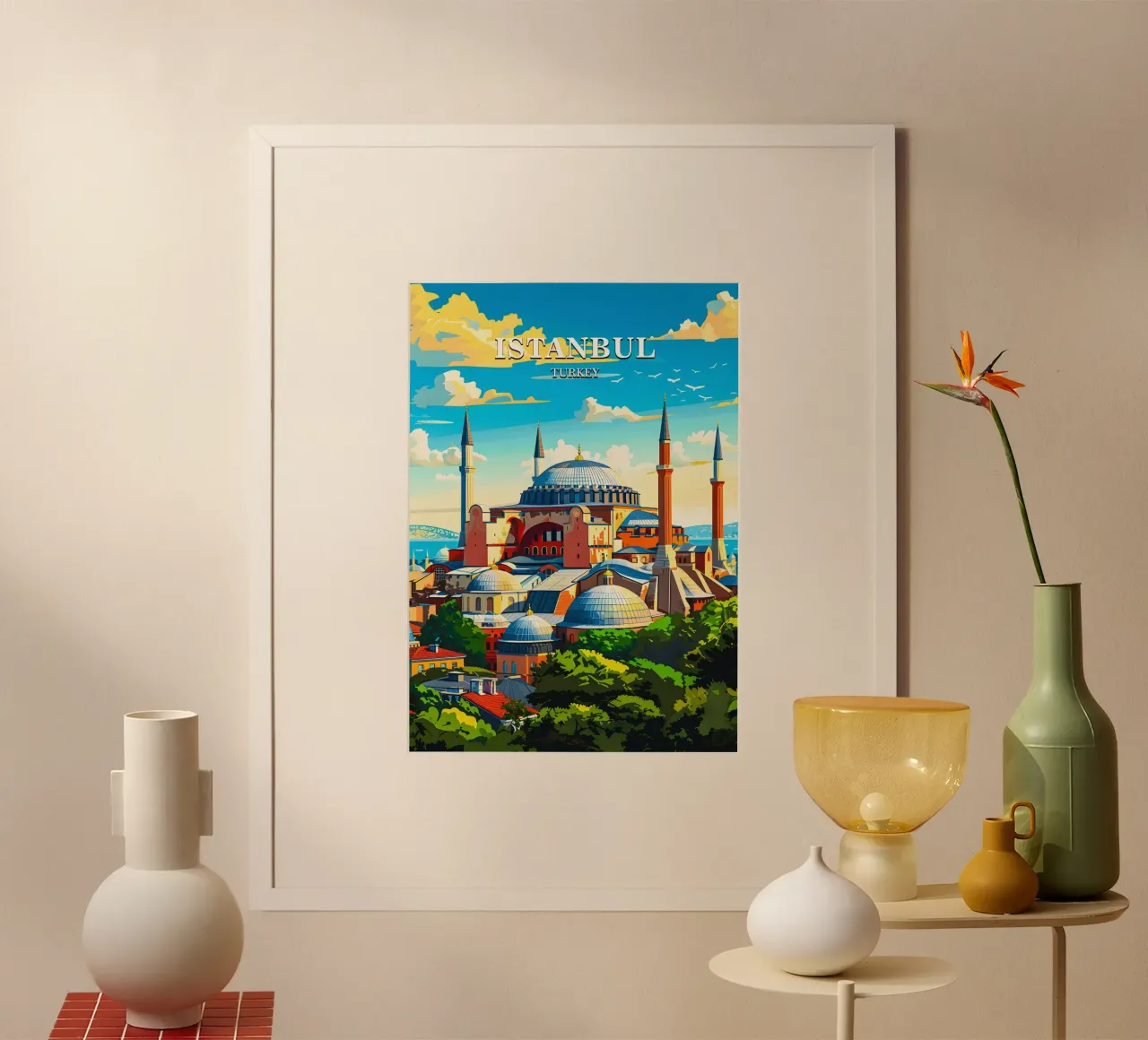 Istanbul Turkey Poster von Travelstudio