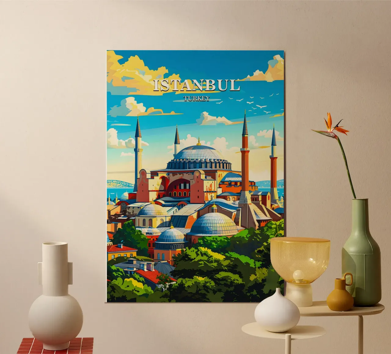 Istanbul Turkey Poster von Travelstudio
