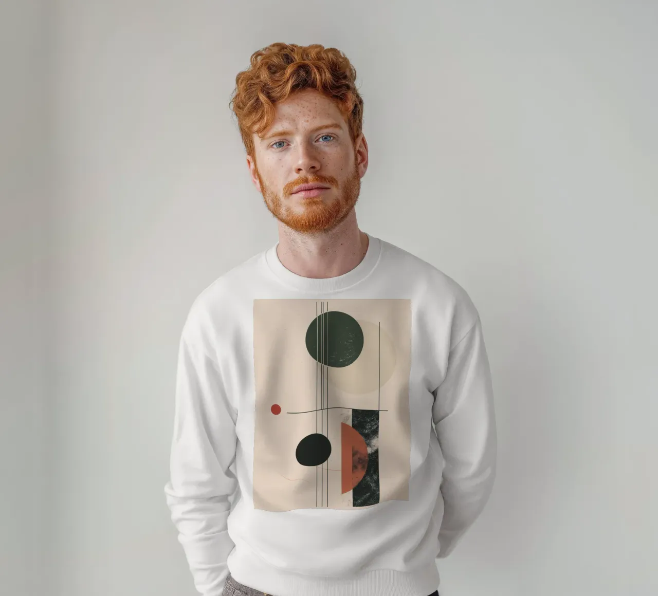 Design a geometria astratta felpa da Whole©