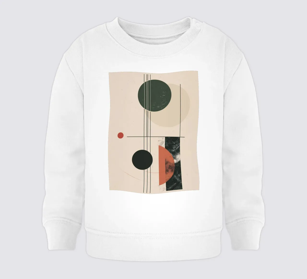 Design a geometria astratta felpa neonato da Whole©