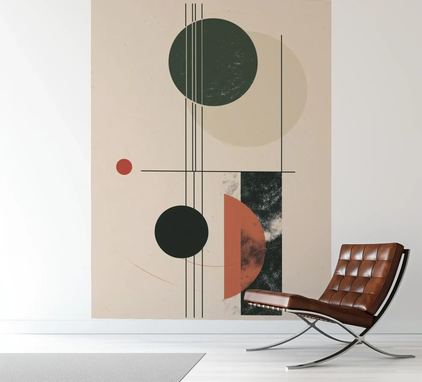 Abstract geometry design fotobehang van Whole©