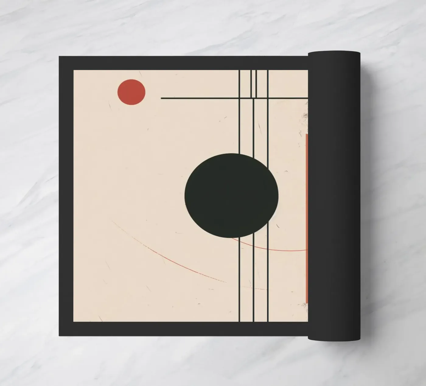 Abstract geometry design doormat by Whole©