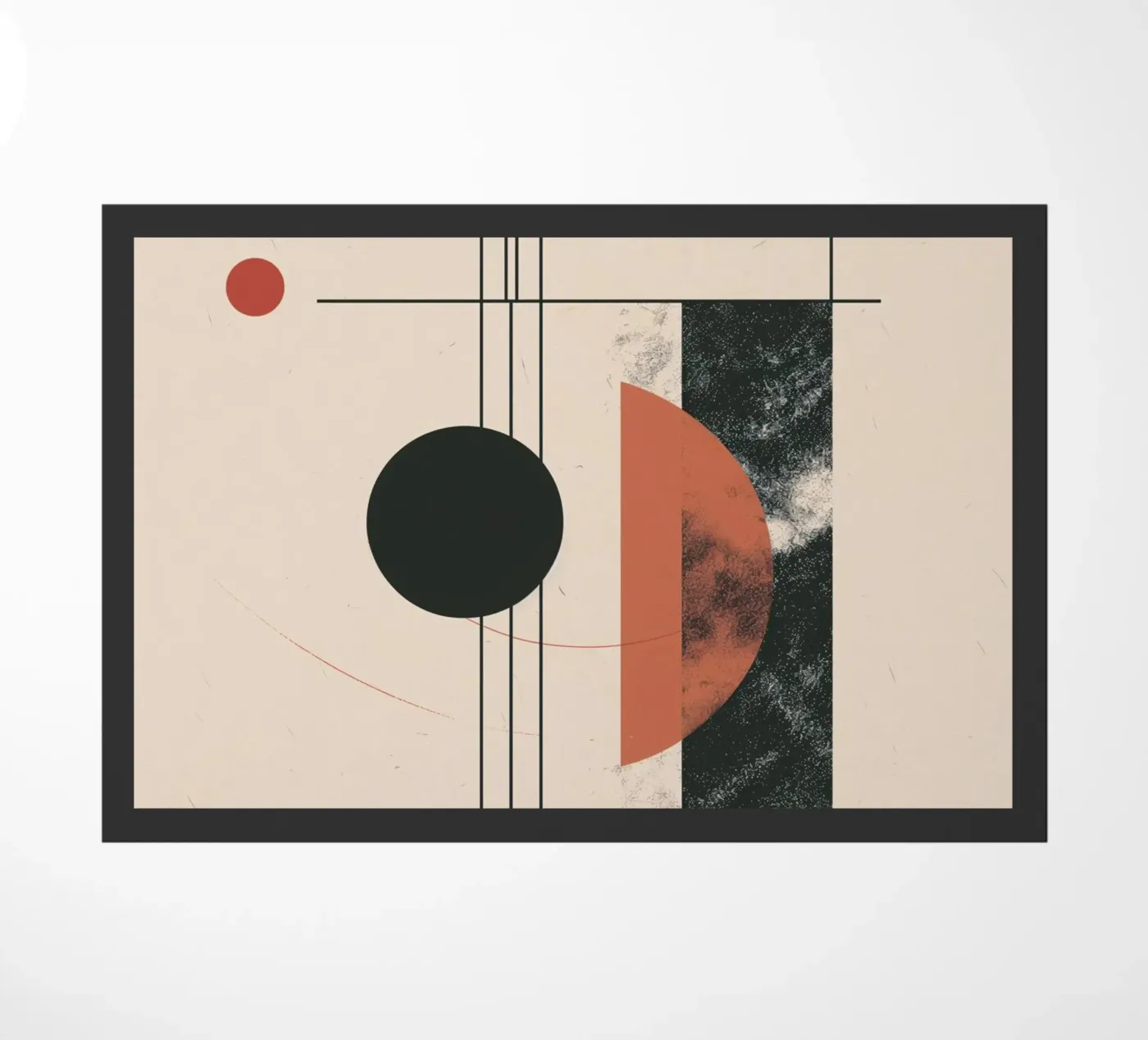 Abstract geometry design doormat by Whole©