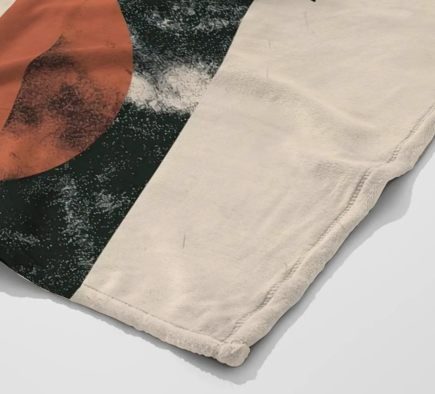 Abstract geometry design fleece blanket by Whole©