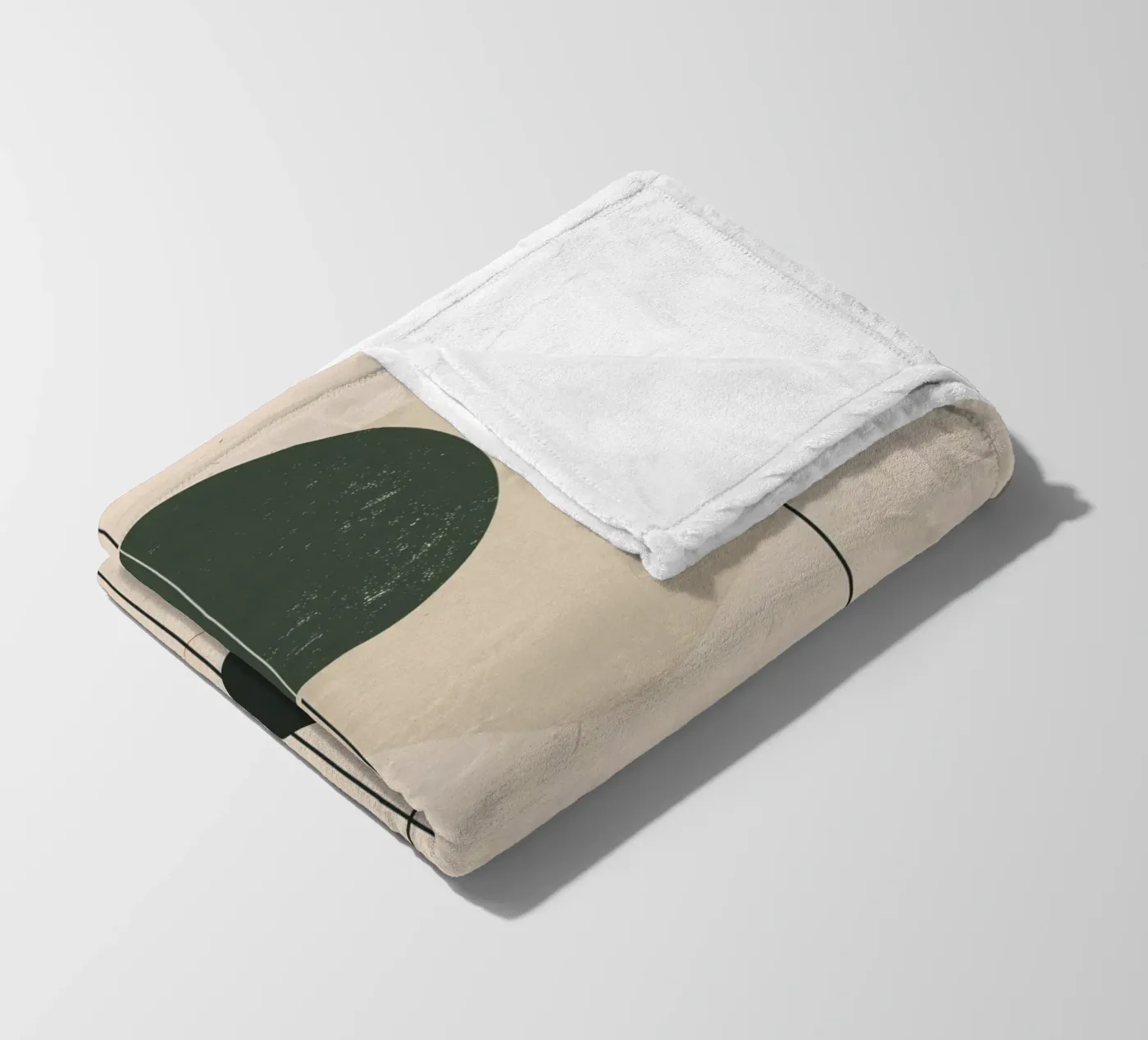 Abstract geometry design fleece blanket by Whole©