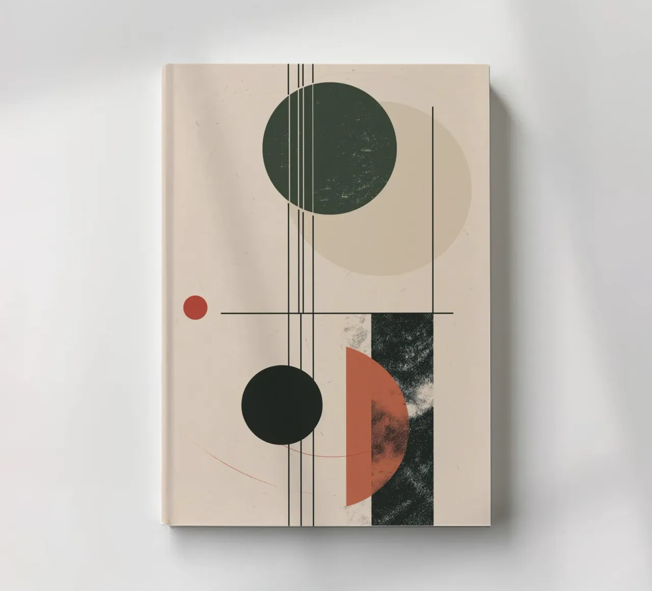 Abstract geometry design notebook by Whole©