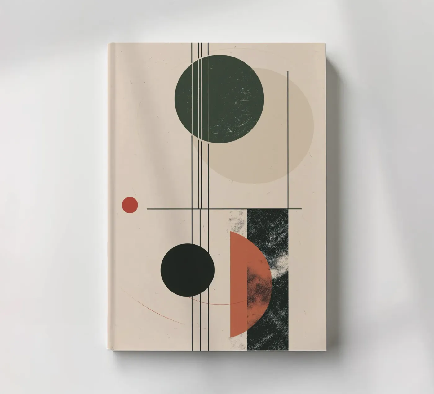 Abstract geometry design notebook by Whole©