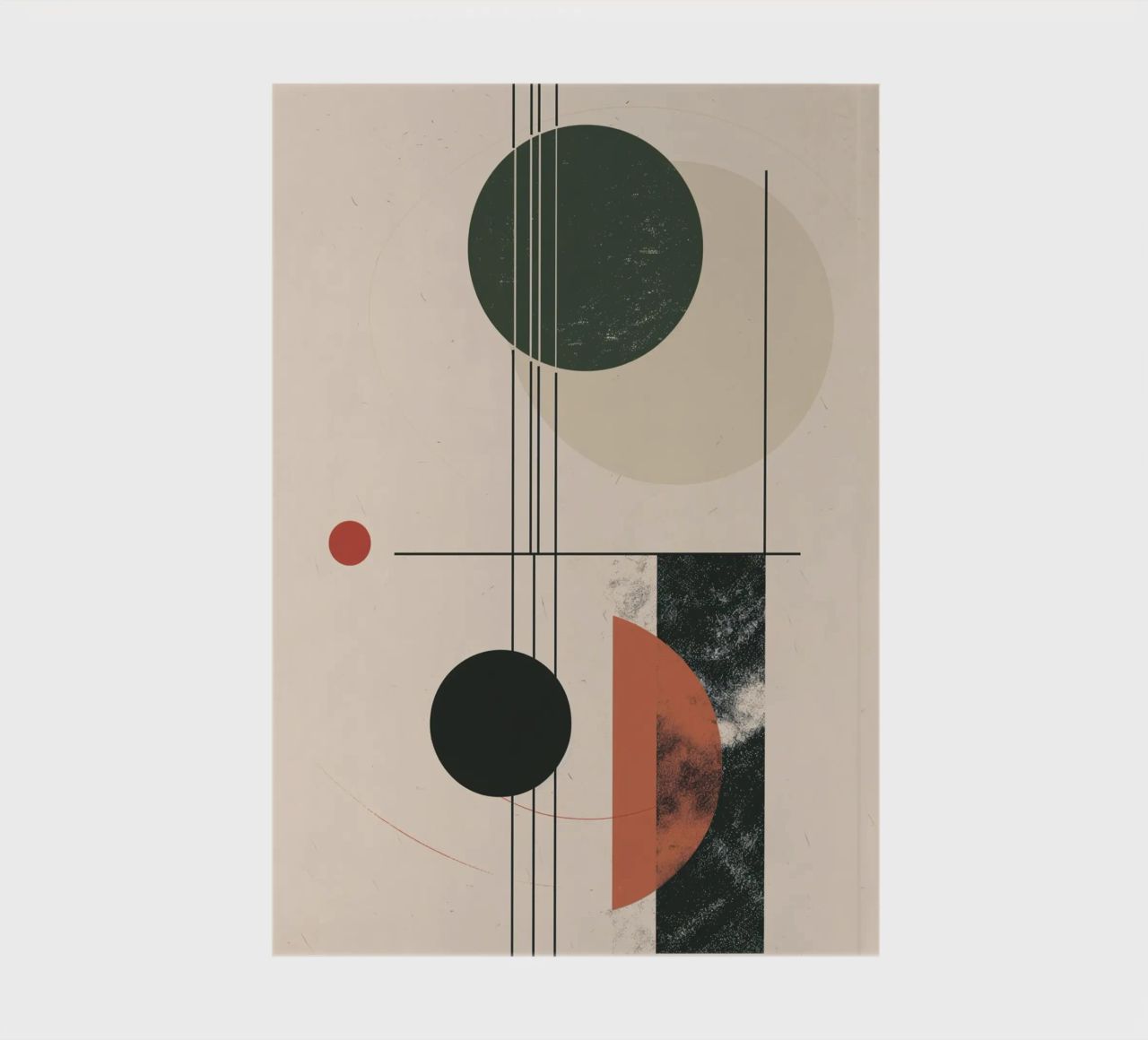 Abstract geometry design notebook by Whole©