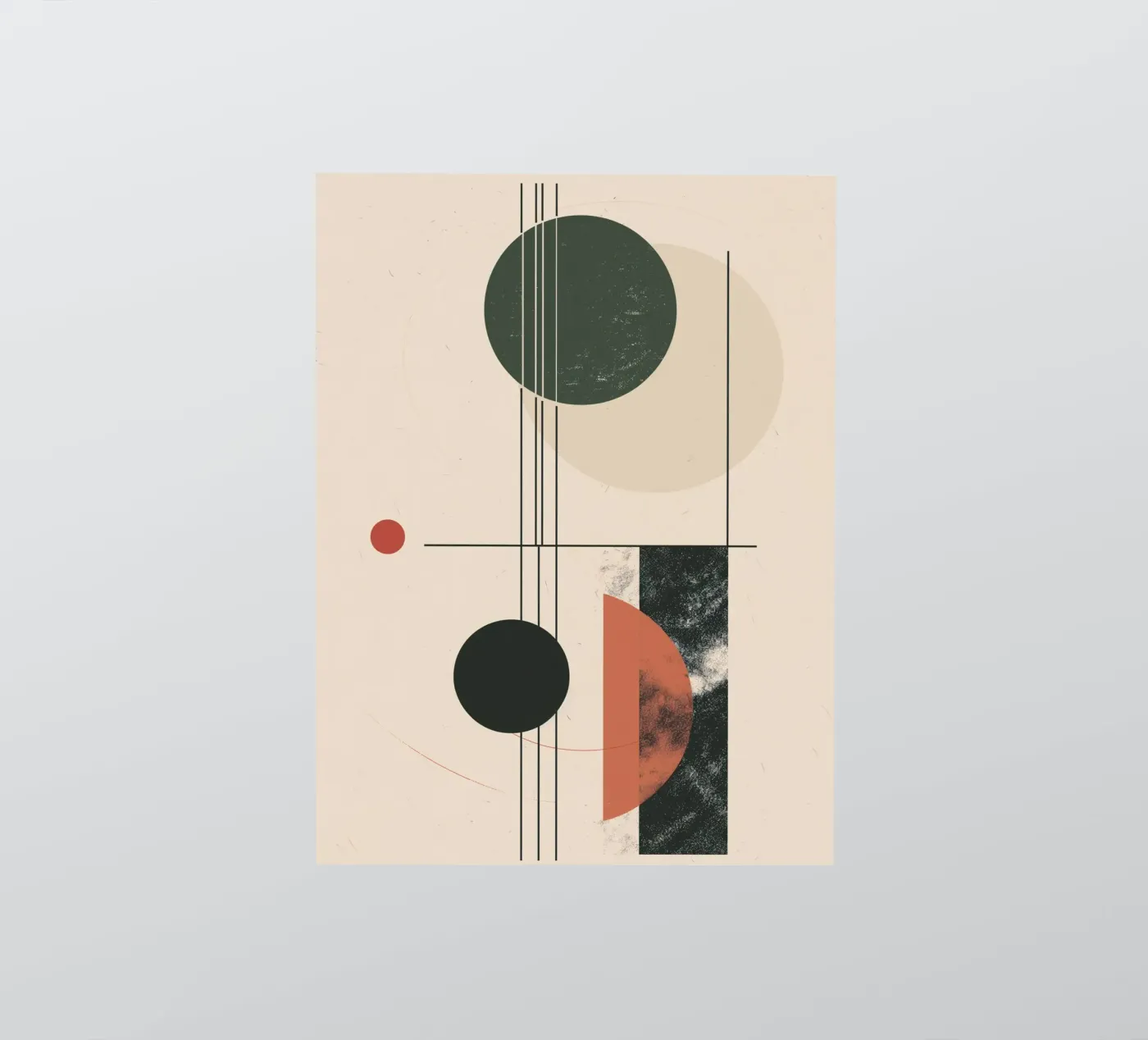 Abstract geometry design sticker by Whole©