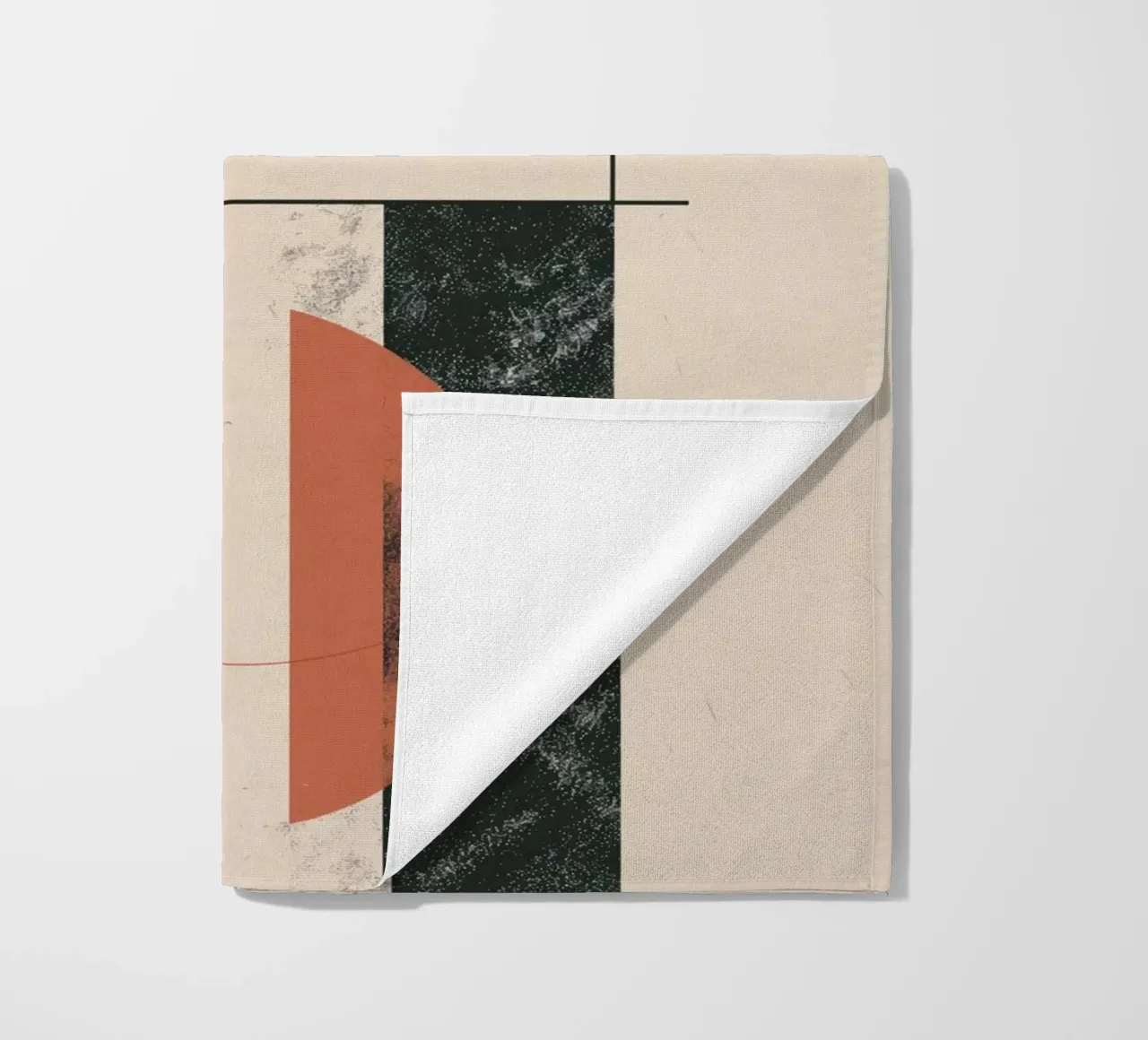 Design a geometria astratta telo mare da Whole©