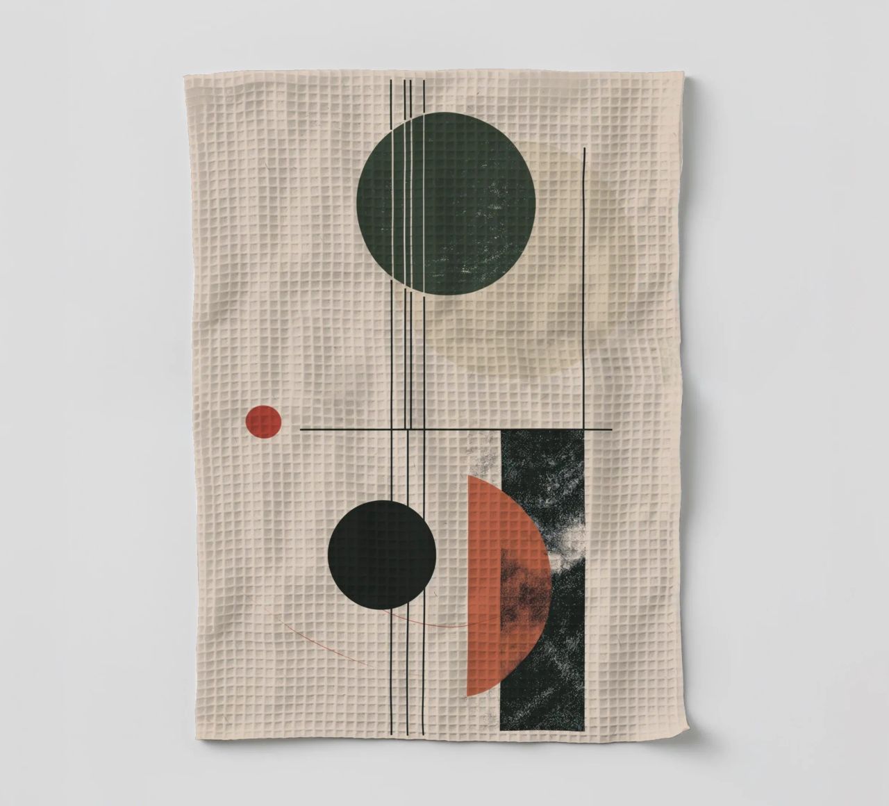 Design a geometria astratta canovaccio da cucina da Whole©