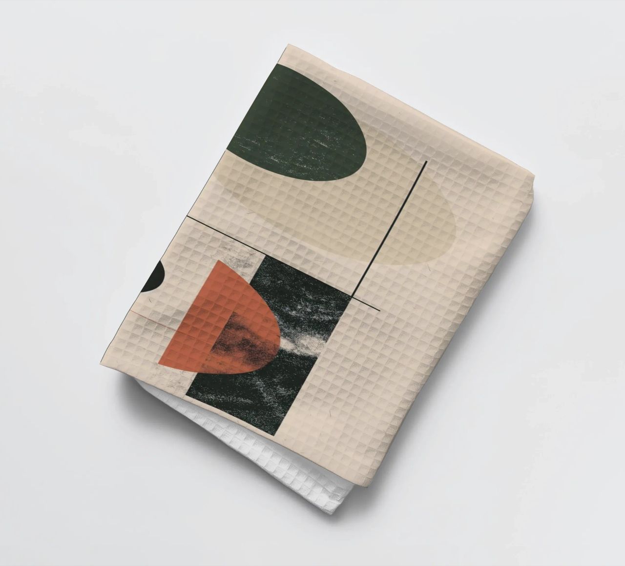 Design a geometria astratta canovaccio da cucina da Whole©