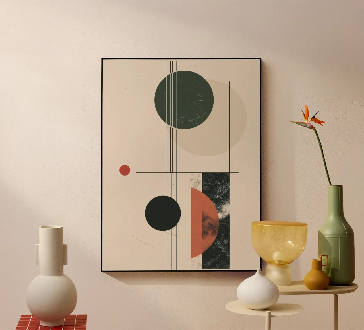 Abstract geometry design Acryl-Glas von Whole©