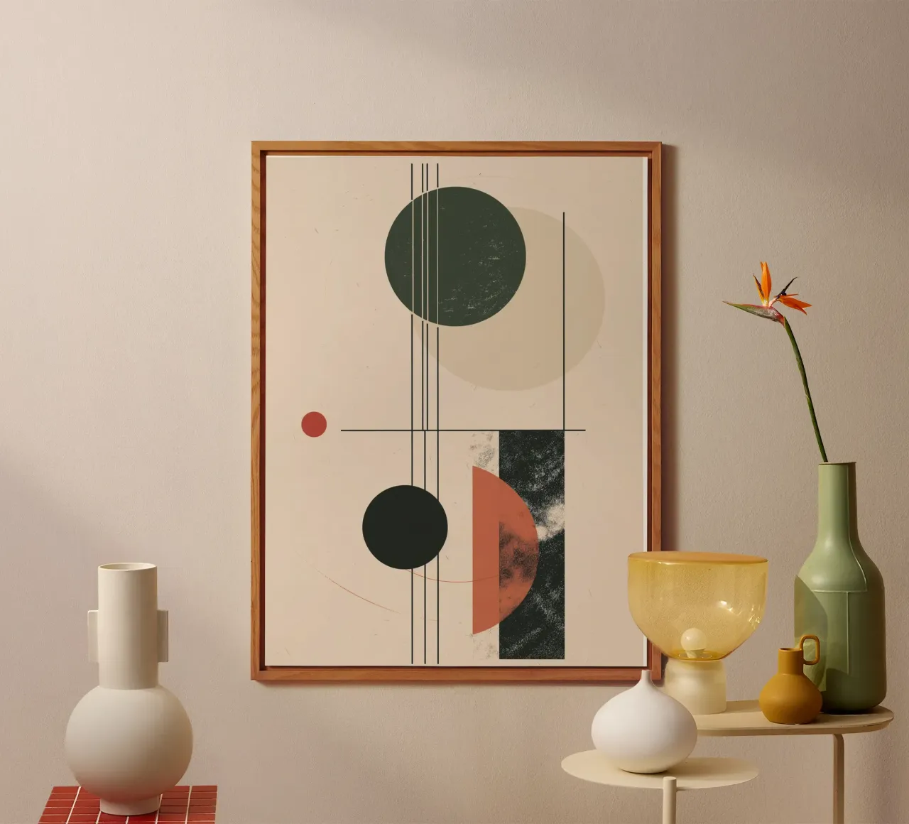 Abstract geometry design forex plate by Whole©