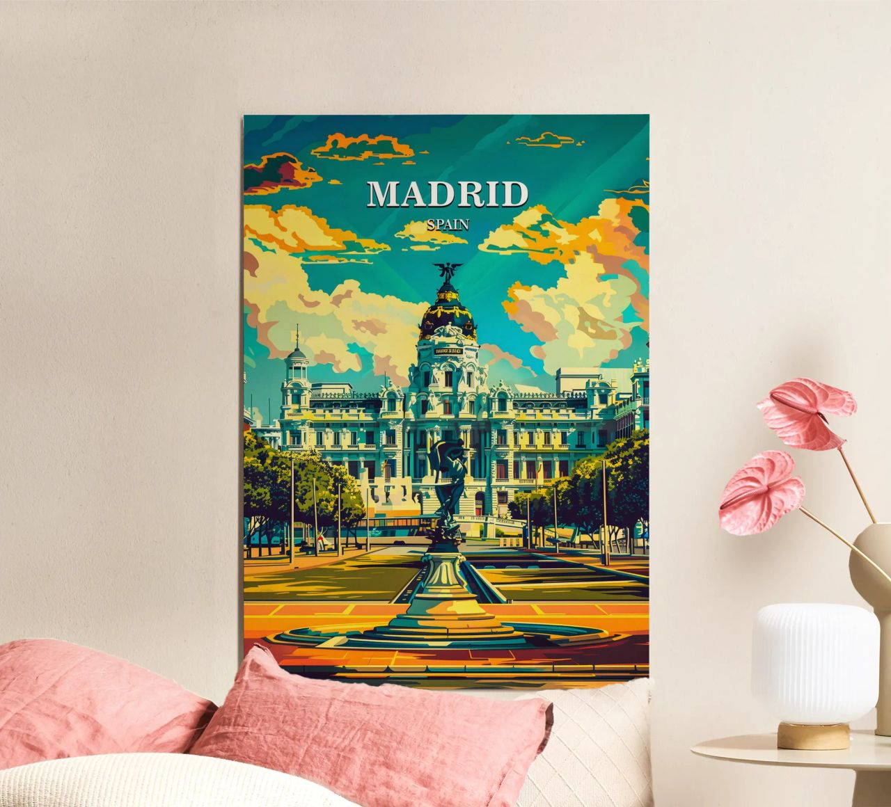 Madrid Spain poster by Travelstudio