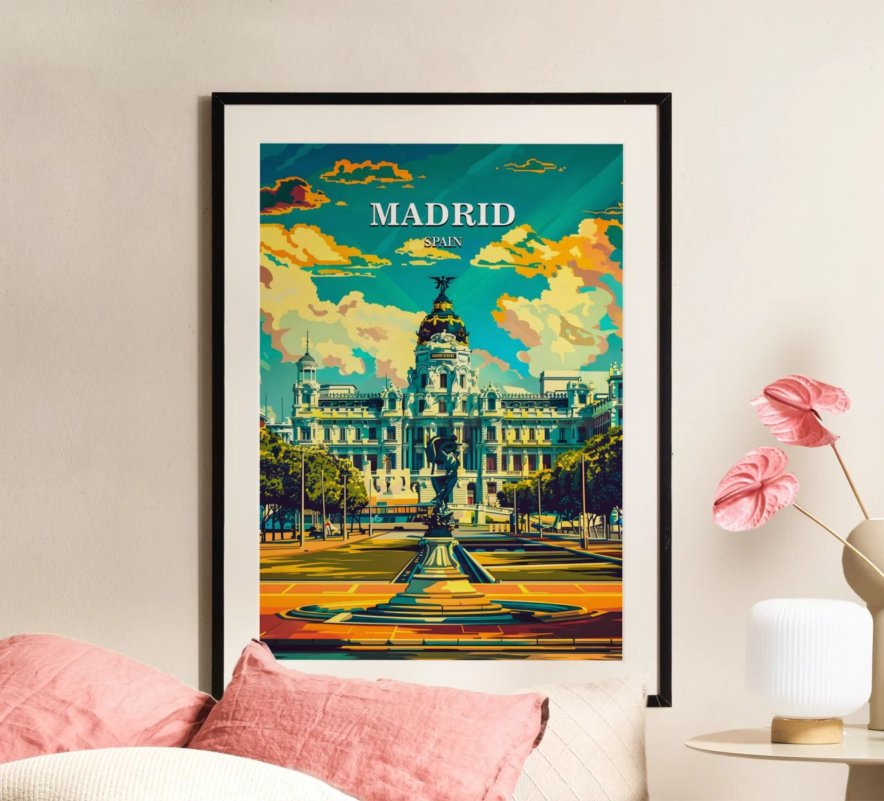 Madrid Spain poster by Travelstudio