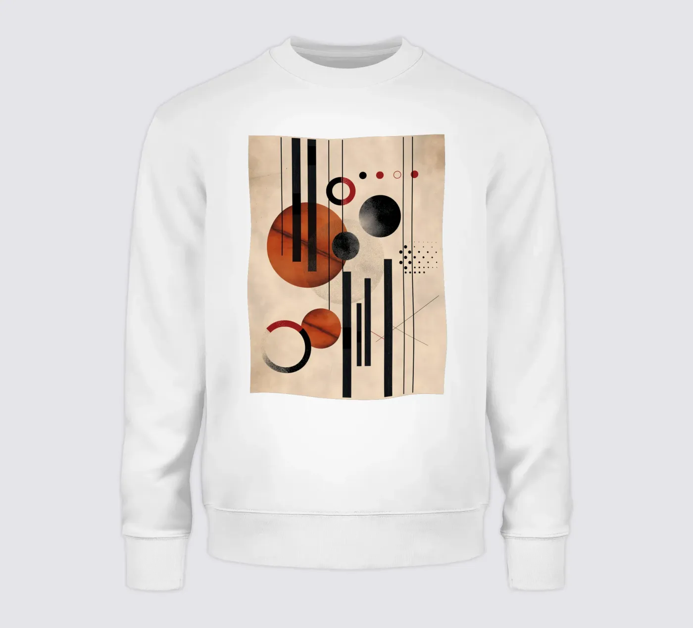 Modern geometry composition sweatshirt by Whole©