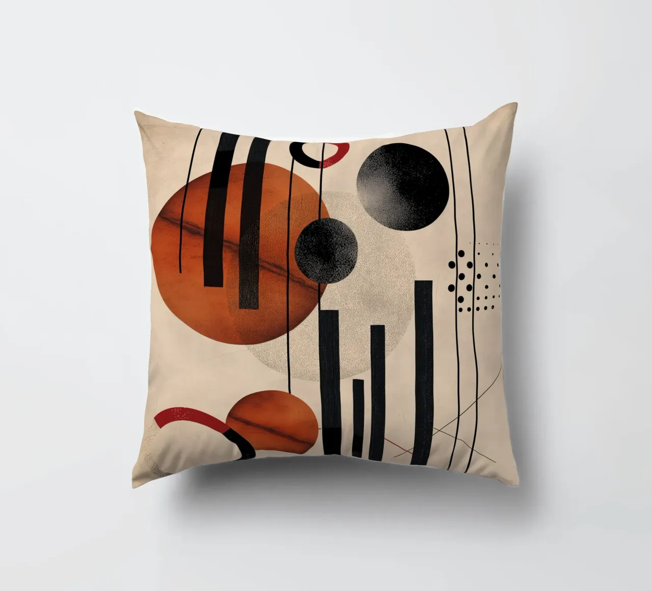 Composizione geometrica moderna cuscino da Whole©