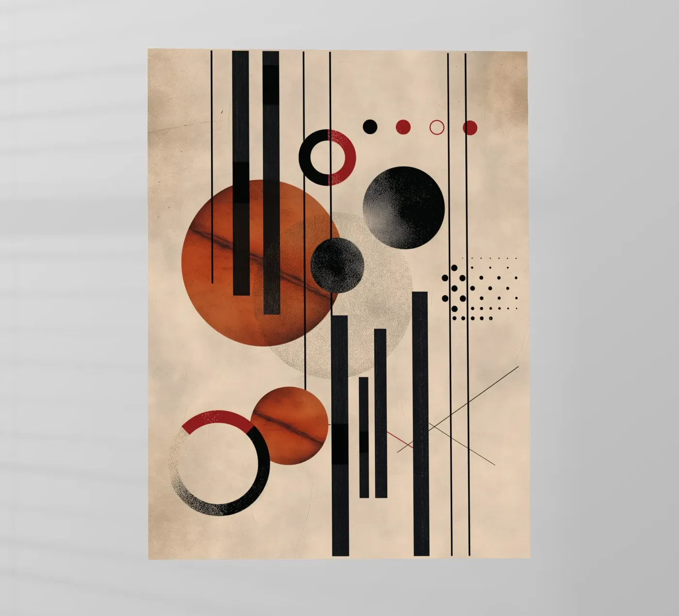 Composizione geometrica moderna pellicola backlit da Whole©