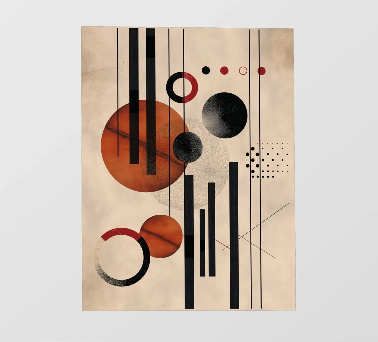 Samenstelling moderne geometrie fotobehang van Whole©