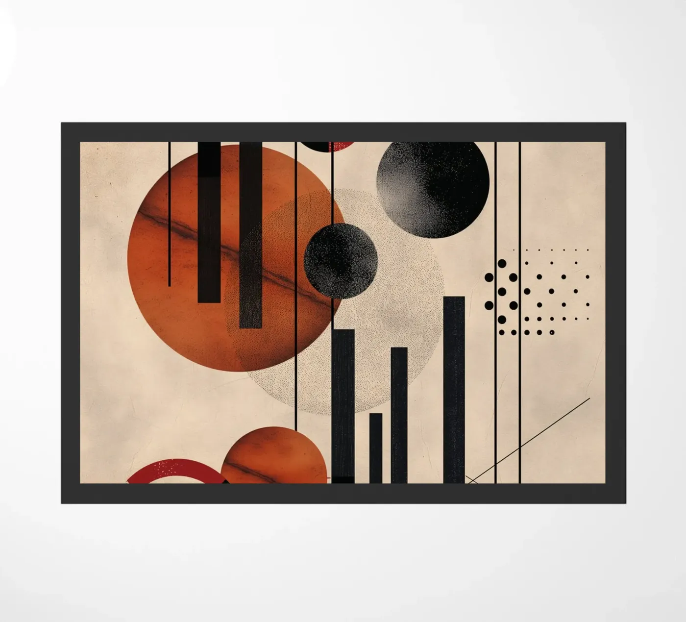 Modern geometry composition deurmat van Whole©