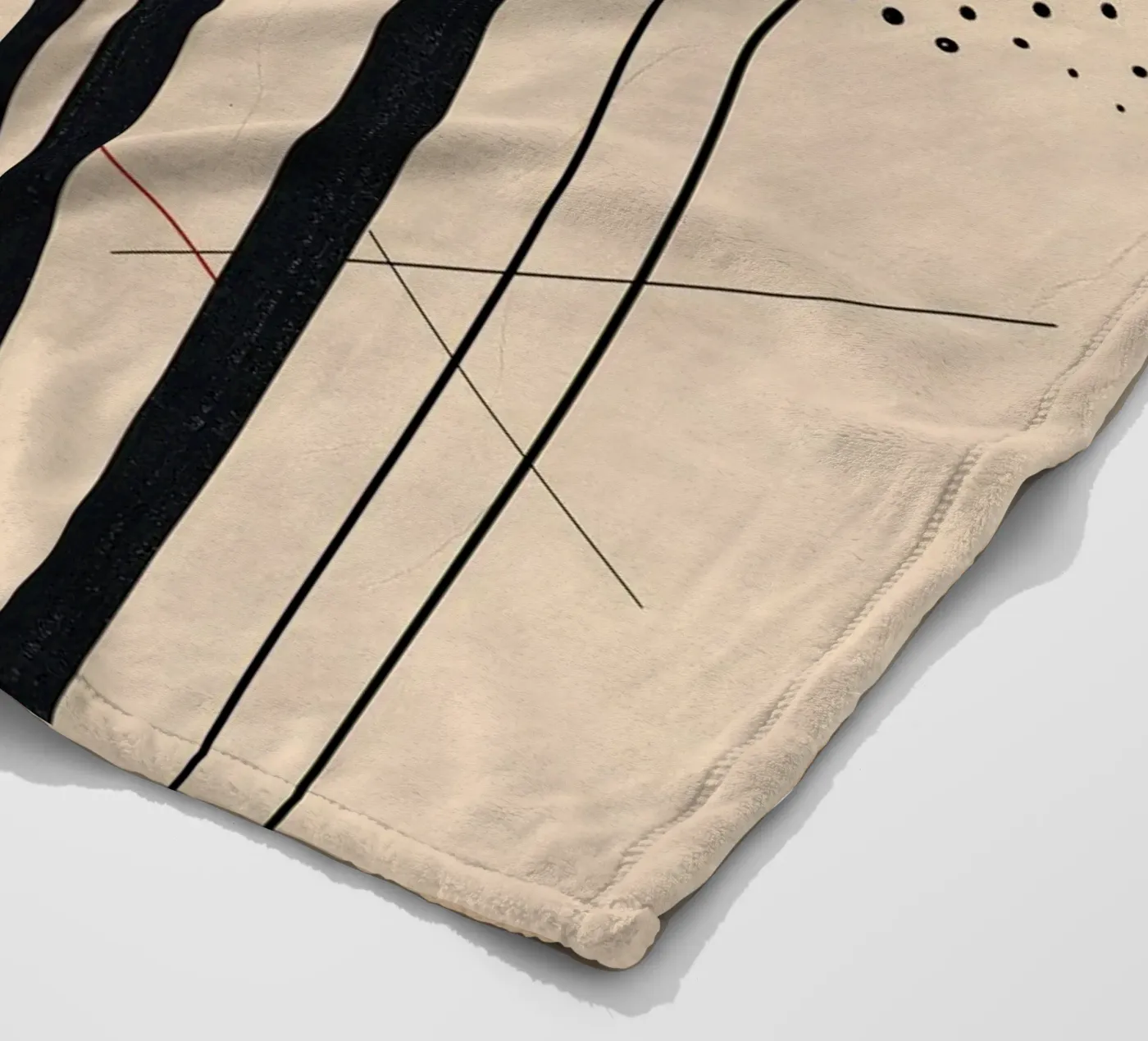 Modern geometry composition Fleecedecke von Whole©