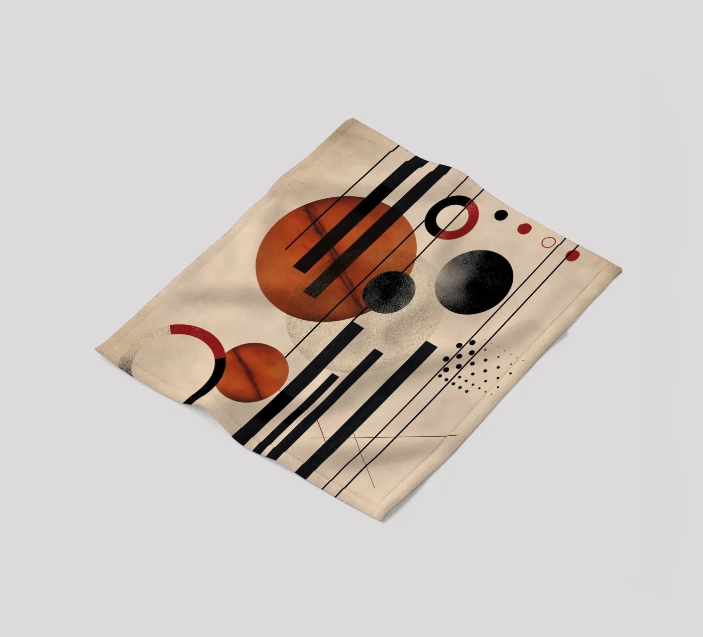 Modern geometry composition Fleecedecke von Whole©