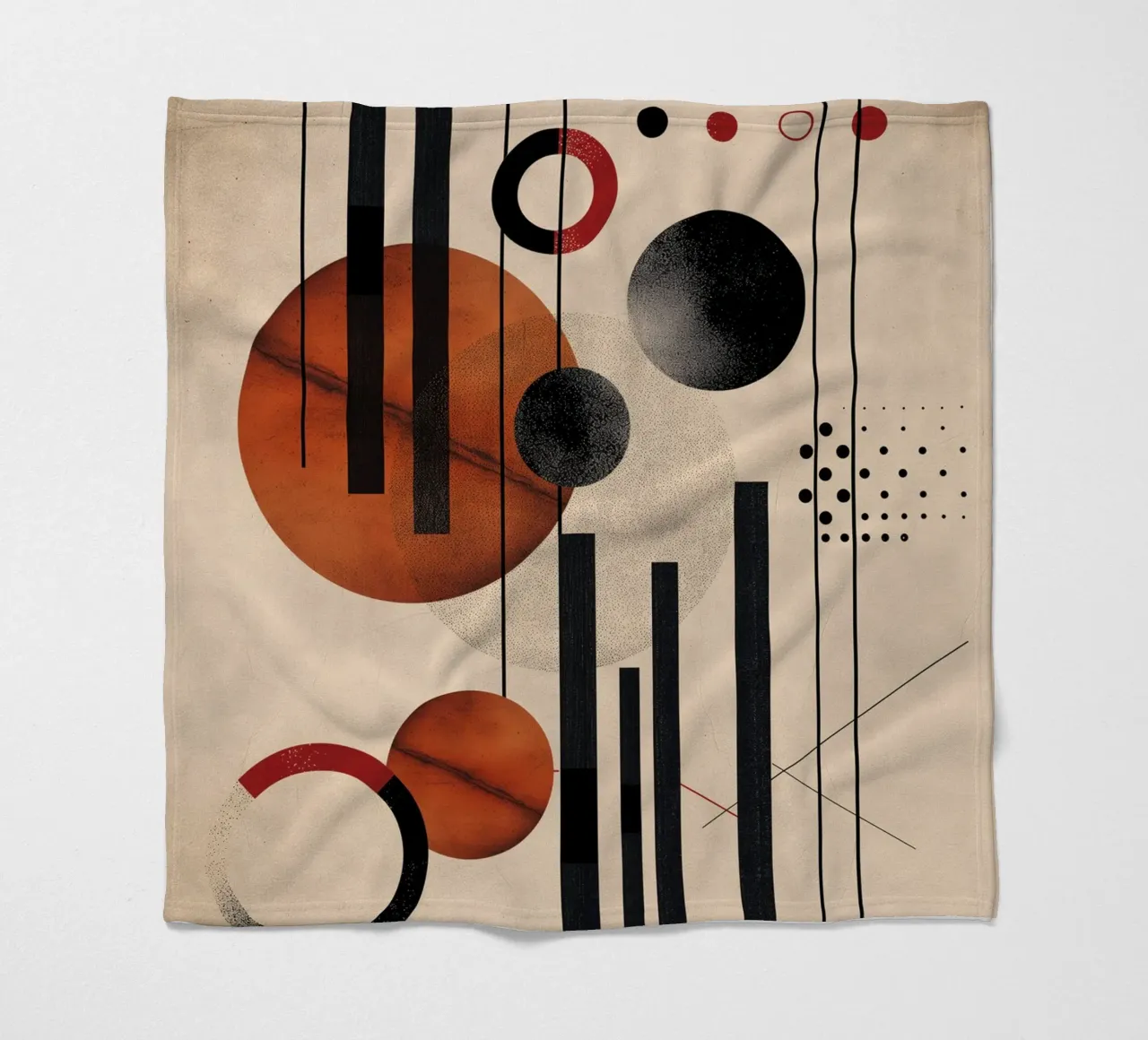 Modern geometry composition Fleecedecke von Whole©