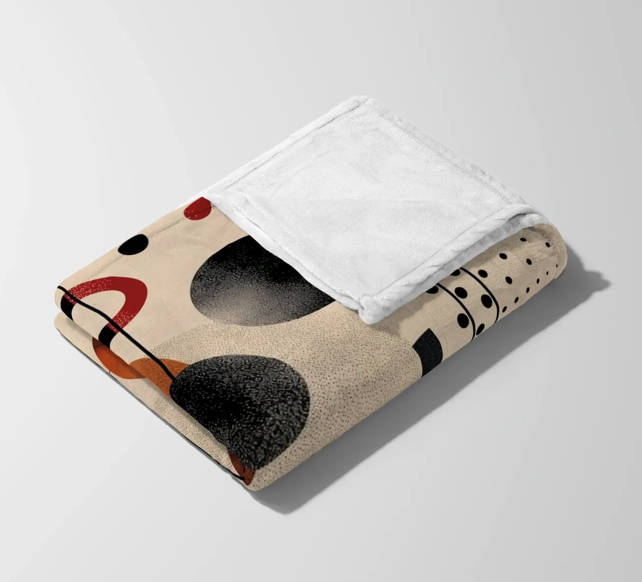 Modern geometry composition Fleecedecke von Whole©