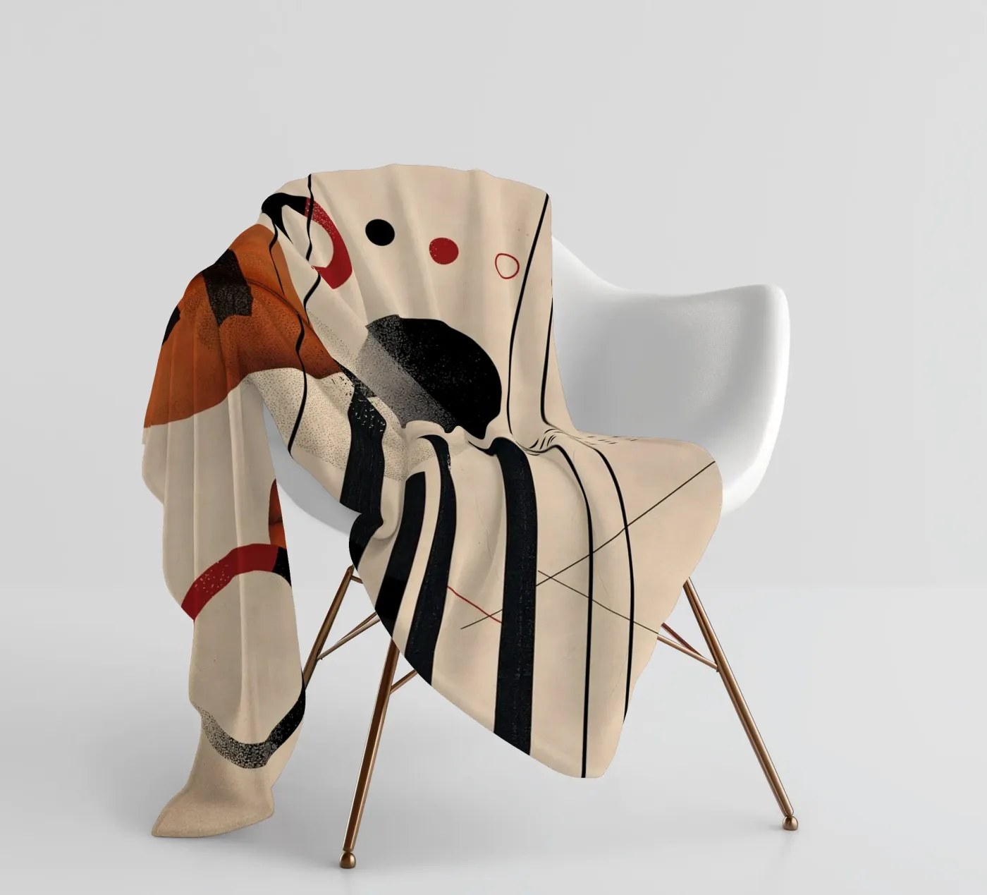 Modern geometry composition Fleecedecke von Whole©