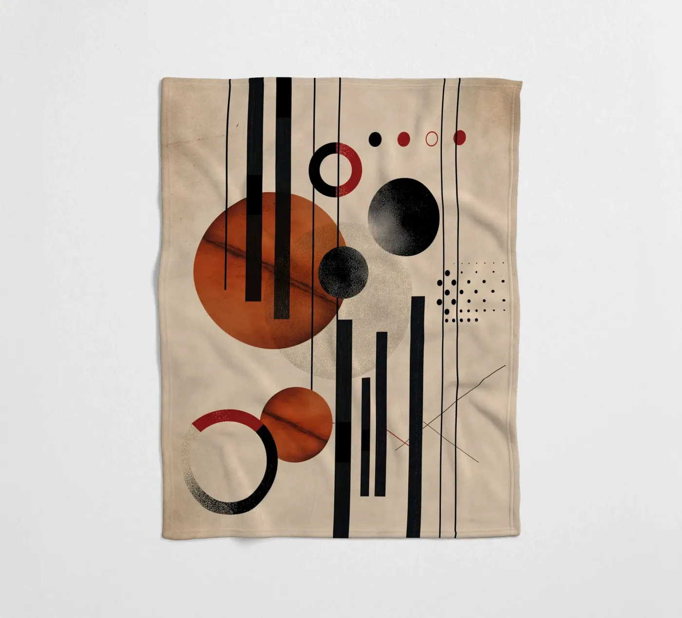 Modern geometry composition Fleecedecke von Whole©