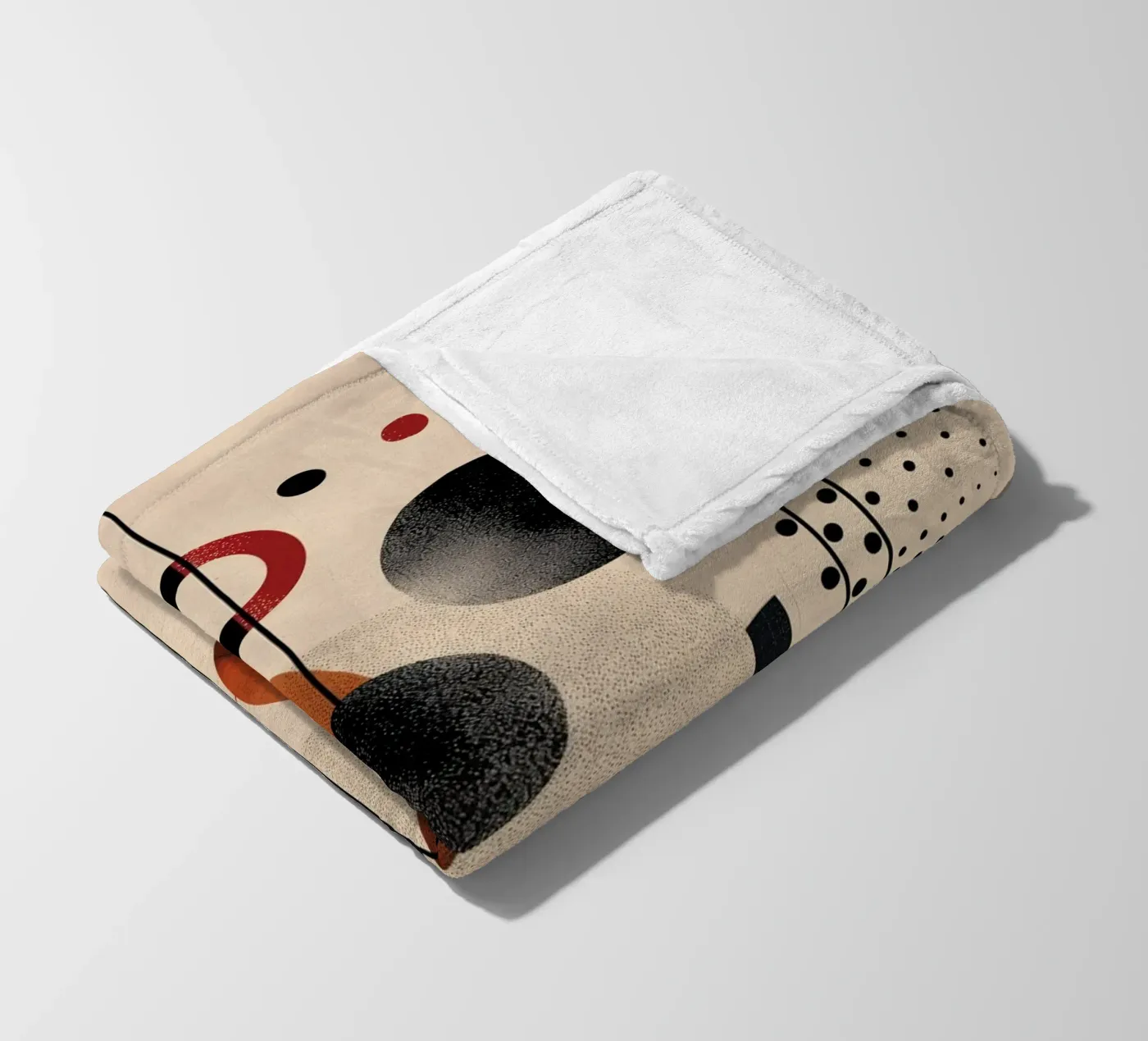 Modern geometry composition Fleecedecke von Whole©